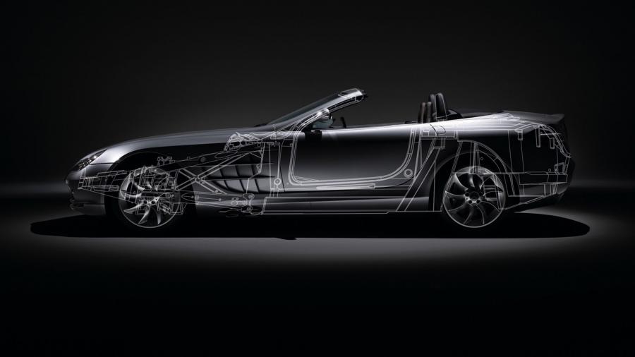 Схема Mercedes-Benz SLR McLaren Roadster (R199) 2007 года  (WW) (фото 40 из 156)